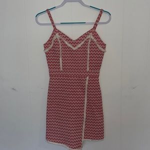 Chevron Spaghetti Strap Dress